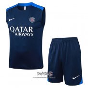 Chandal del Paris Saint-Germain 2025-2026 Sin Mangas Azul
