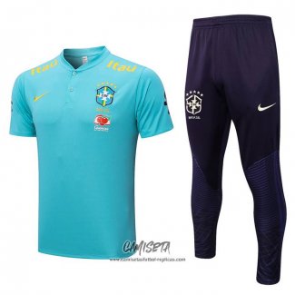 Conjunto Polo del Brasil 2022-2023 Azul