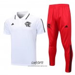 Conjunto Polo del Flamengo 2023-2024 Blanco