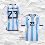 Primera Camiseta Argentina Jugador D.Martinez 2022