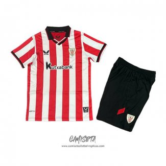 Primera Camiseta Athletic Bilbao 2025-2026 Nino