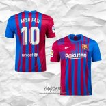 Primera Camiseta Barcelona Jugador Ansu Fati 2021-2022