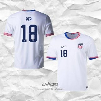 Primera Camiseta Estados Unidos Jugador Pepi 2024