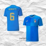 Primera Camiseta Italia Jugador Verratti 2022