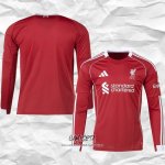 Primera Camiseta Liverpool 2025-2026 Manga Larga
