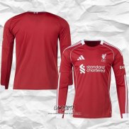 Primera Camiseta Liverpool 2025-2026 Manga Larga