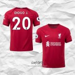 Primera Camiseta Liverpool Jugador Diogo J. 2022-2023