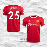 Primera Camiseta Manchester United Jugador Sancho 2021-2022