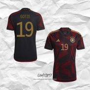 Segunda Camiseta Alemania Jugador Gotze 2022