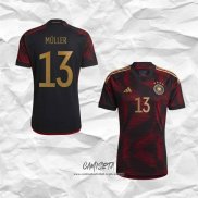 Segunda Camiseta Alemania Jugador Muller 2022