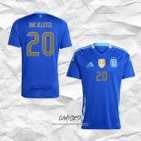 Segunda Camiseta Argentina Jugador Mac Allister 2024