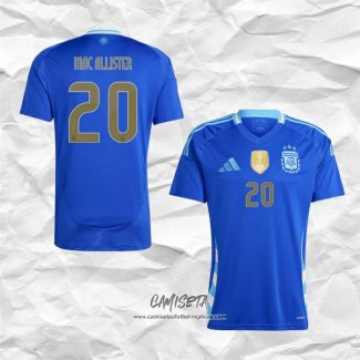 Segunda Camiseta Argentina Jugador Mac Allister 2024