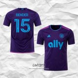 Segunda Camiseta Charlotte FC Jugador Bender 2023-2024