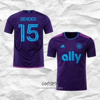 Segunda Camiseta Charlotte FC Jugador Bender 2023-2024
