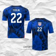 Segunda Camiseta Estados Unidos Jugador Yedlin 2022