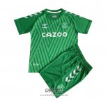 Segunda Camiseta Everton Portero 2021-2022 Nino