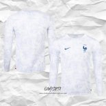 Segunda Camiseta Francia 2022 Manga Larga