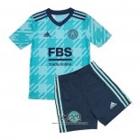 Segunda Camiseta Leicester City 2021-2022 Nino