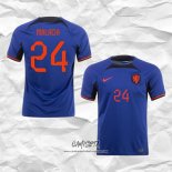 Segunda Camiseta Paises Bajos Jugador Malacia 2022