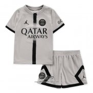 Segunda Camiseta Paris Saint-Germain 2022-2023 Nino