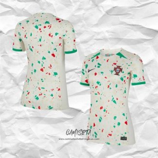 Segunda Camiseta Portugal 2023 Mujer