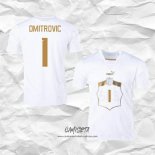 Segunda Camiseta Serbia Jugador Dmitrovic 2022