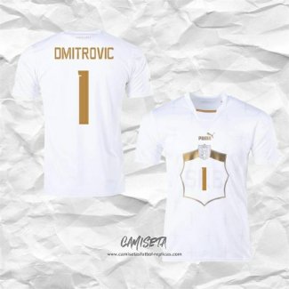 Segunda Camiseta Serbia Jugador Dmitrovic 2022