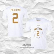 Segunda Camiseta Serbia Jugador Pavlovic 2022