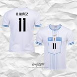 Segunda Camiseta Uruguay Jugador D.Nunez 2022