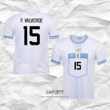 Segunda Camiseta Uruguay Jugador F.Valverde 2022