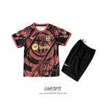 Camiseta Barcelona Special 2025-2026 Nino Rojo Negro
