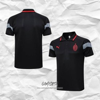 Camiseta Polo del AC Milan 2023-2024 Negro