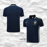 Camiseta Polo del Brasil 2022-2023 Azul Oscuro