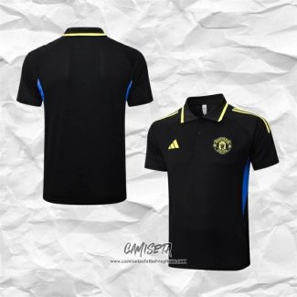 Camiseta Polo del Manchester United 2025-2026 Amarillo Negro