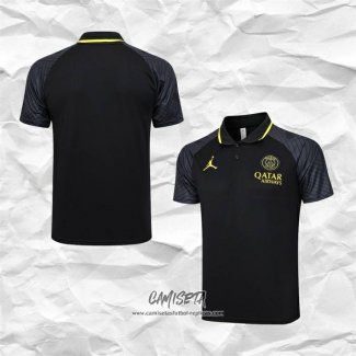 Camiseta Polo del Paris Saint-Germain Jordan 2023-2024 Negro