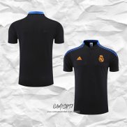 Camiseta Polo del Real Madrid 2022-2023 Negro y Azul