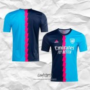 Camiseta Pre Partido del Arsenal 2023 Azul