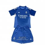 Camiseta Real Madrid Portero 2025-2026 Nino Azul