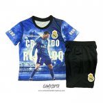 Camiseta Real Madrid Ronaldo Special 2025-2026 Nino Azul