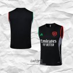 Camiseta de Entrenamiento Arsenal 2025-2026 Sin Mangas Negro