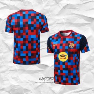 Camiseta de Entrenamiento Barcelona 2026-2027 Azul Rojo