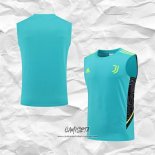 Camiseta de Entrenamiento Juventus 2022-2023 Sin Mangas Azul