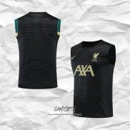 Camiseta de Entrenamiento Liverpool 2022-2023 Sin Mangas Negro