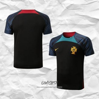 Camiseta de Entrenamiento Portugal 2022-2023 Negro