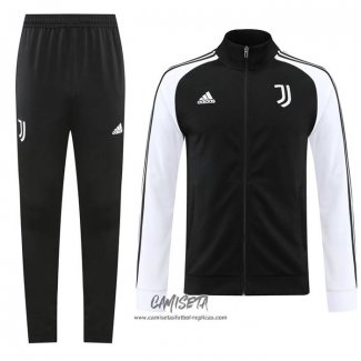 Chandal de Chaqueta del Juventus 2022-2023 Negro y Blanco