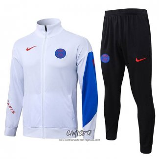 Chandal de Chaqueta del Paris Saint-Germain 2025-2026 Blanco