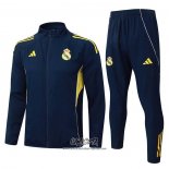 Chandal de Chaqueta del Real Madrid 2025-2026 Amarillo Azul