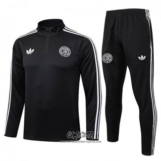 Chandal de Sudadera del Alemania 125 Aniversario 2025-2026 Nino Negro