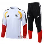 Chandal de Sudadera del Alemania 2025-2026 Nino Blanco Rojo