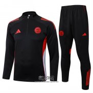 Chandal de Sudadera del Bayern Munich 2025-2026 Nino Negro